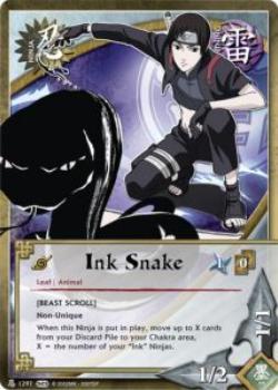 2011 Naruto Series 23: Invasion #INVASN-1297 Ink Snake Front