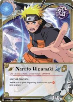 2011 Naruto Series 23: Invasion #INVASN-1298 Naruto Uzumaki Front