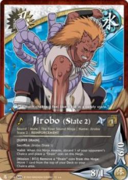2011 Naruto Series 23: Invasion #INVASN-1314 Jirobo (State 2) Front