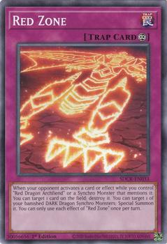 2023 Yu-Gi-Oh! The Crimson King English 1st Edition #SDCK-EN033 Red Zone Front