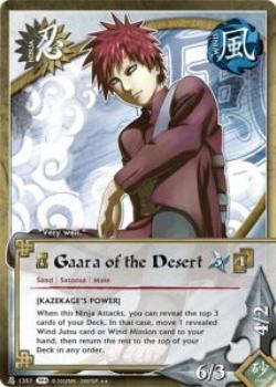 2012 Naruto Series: Tournament Pack 4 #TP4N-1357 Gaara of the Desert Front