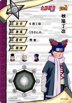 2021 Kayou Naruto #NR-R-008 Choji Akimichi Back