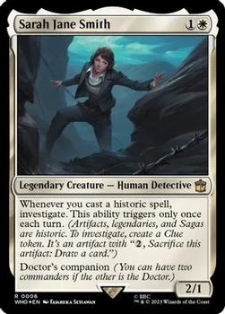 2023 Magic: The Gathering Universes Beyond: Doctor Who #0006 Sarah Jane Smith Front