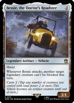 2023 Magic: The Gathering Universes Beyond: Doctor Who #0171 Bessie, the Doctor's Roadster Front