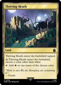 2023 Magic: The Gathering Universes Beyond: Doctor Who #0326 Thriving Heath Front