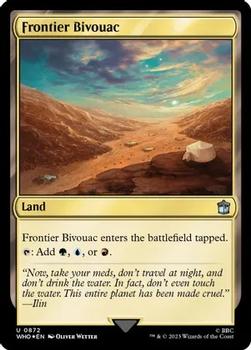 2023 Magic: The Gathering Universes Beyond: Doctor Who #0872 Frontier Bivouac Front