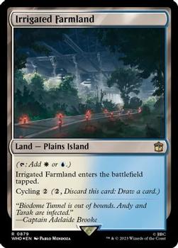 2023 Magic: The Gathering Universes Beyond: Doctor Who #0879 Irrigated Farmland Front