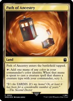 2023 Magic: The Gathering Universes Beyond: Doctor Who #0884 Path of Ancestry Front
