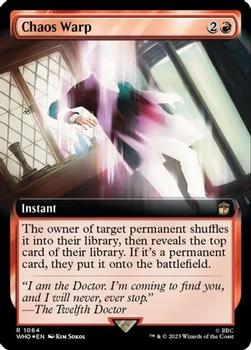 2023 Magic: The Gathering Universes Beyond: Doctor Who #1064 Chaos Warp Front