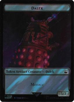 2023 Magic: The Gathering Universes Beyond: Doctor Who - Double Sided Tokens #0044/0054 Dalek / Clue Front