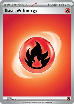 2023 Pokemon Scarlet & Violet - SVE Basic Energies #002 Basic Fire Energy Front