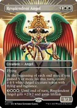 2023 Magic: The Gathering The Lost Caverns of Ixalan #0334 Resplendent Angel Front