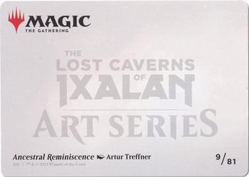 2023 Magic: The Gathering The Lost Caverns of Ixalan - Art Series #9/81 Ancestral Reminiscence Back