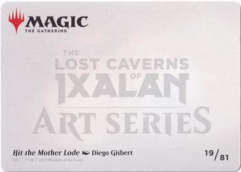 2023 Magic: The Gathering The Lost Caverns of Ixalan - Art Series #19/81 Hit the Mother Lode Back
