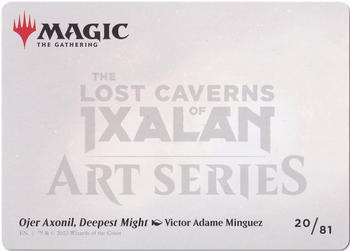 2023 Magic: The Gathering The Lost Caverns of Ixalan - Art Series #20/81 Ojer Axonil, Deepest Might Back