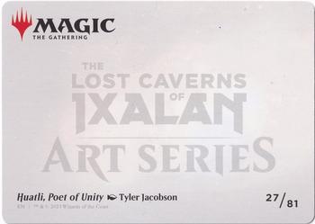 2023 Magic: The Gathering The Lost Caverns of Ixalan - Art Series #27/81 Huatil, Poet of Unity Back
