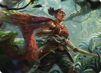 2023 Magic: The Gathering The Lost Caverns of Ixalan - Art Series #71/81 Wayta, Trainer Prodigy Front