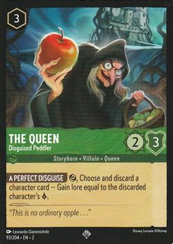 2023 Disney Lorcana TCG: Rise of the Floodborn #93/204 The Queen - Disguised Peddler Front