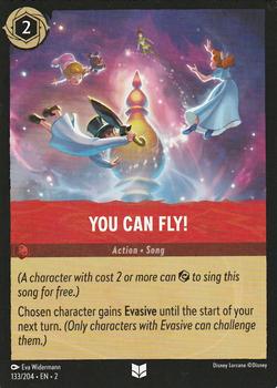 2023 Disney Lorcana TCG: Rise of the Floodborn #133/204 You Can Fly! Front