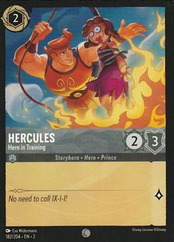 2023 Disney Lorcana TCG: Rise of the Floodborn #182/204 Hercules - Hero in Training Front