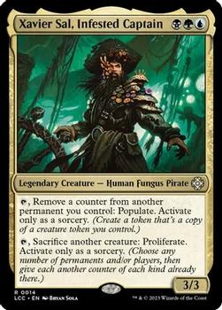 2023 Magic: The Gathering The Lost Caverns of Ixalan - Commander Decks #0014 Xavier Sal, Infested Captain Front