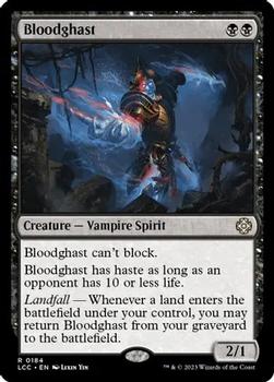 2023 Magic: The Gathering The Lost Caverns of Ixalan - Commander Decks #0184 Bloodghast Front