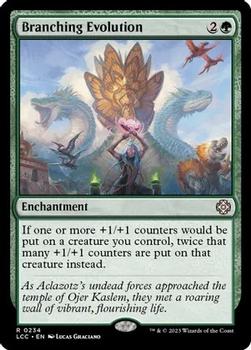 2023 Magic: The Gathering The Lost Caverns of Ixalan - Commander Decks #0234 Branching Evolution Front