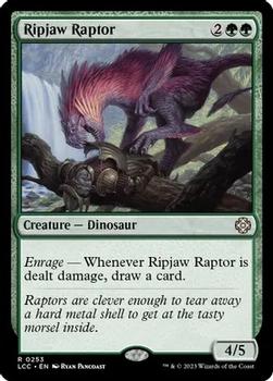 2023 Magic: The Gathering The Lost Caverns of Ixalan - Commander Decks #0253 Ripjaw Raptor Front