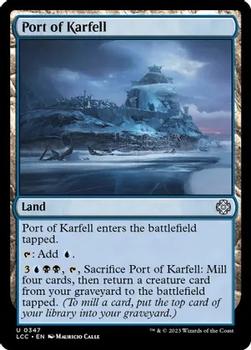 2023 Magic: The Gathering The Lost Caverns of Ixalan - Commander Decks #0347 Port of Karfell Front