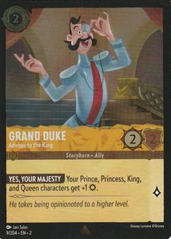 2023 Disney Lorcana TCG: Rise of the Floodborn - Foil #9/204 Grand Duke - Advisor to the King Front