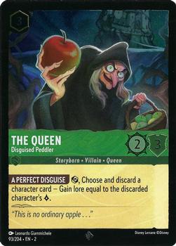2023 Disney Lorcana TCG: Rise of the Floodborn - Foil #93/204 The Queen - Disguised Peddler Front