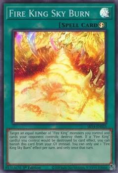 2023 Yu-Gi-Oh! Structure Deck: Fire Kings English 1st Edition #SR14-EN025 Fire King Sky Burn Front