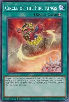 2023 Yu-Gi-Oh! Structure Deck: Fire Kings English 1st Edition #SR14-EN027 Circle of the Fire Kings Front