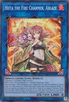 2023 Yu-Gi-Oh! Structure Deck: Fire Kings English 1st Edition #SR14-EN043 Hiita the Fire Charmer, Ablaze Front