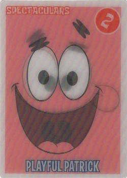 2008 SpongeBob SquarePants Krusty Cards - Spectaculars #2 Playful Patrick Front