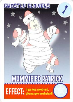 2008 SpongeBob SquarePants Krusty Cards - Ghostly Glowers #1 Mummified Patrick Front