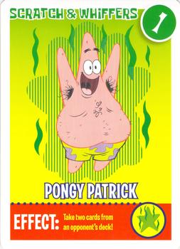 2008 SpongeBob SquarePants Krusty Cards - Scratch & Whiffers #1 Pongy Patrick Front
