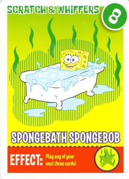 2008 SpongeBob SquarePants Krusty Cards - Scratch & Whiffers #8 Spongebath SpongeBob Front
