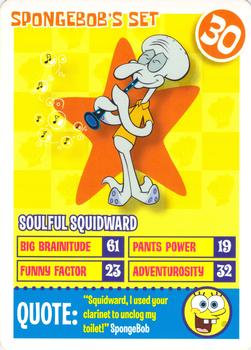 2008 SpongeBob SquarePants Krusty Cards - SpongeBob's Set #30 Soulful Squidward Front