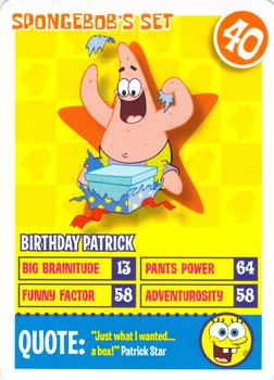 2008 SpongeBob SquarePants Krusty Cards - SpongeBob's Set #40 Birthday Patrick Front