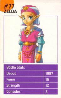 2002 Nintendo Official Magazine Battle Cards #11 Zelda Front