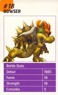 2002 Nintendo Official Magazine Battle Cards #18 Bowser Front