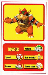 1997 Nintendo Magazine All-Star Battle Cards #NNO Bowser Front