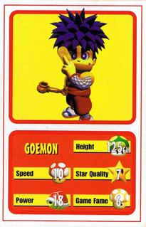 1997 Nintendo Magazine All-Star Battle Cards #NNO Goemon Front