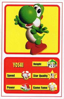 1997 Nintendo Magazine All-Star Battle Cards #NNO Yoshi Front