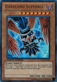2011 Yu-Gi-Oh! Legendary Collection 2: The Duel Academy Years #LC02-EN005 Darklord Superbia Front