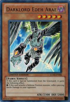 2011 Yu-Gi-Oh! Legendary Collection 2: The Duel Academy Years #LC02-EN006 Darklord Edeh Arae Front