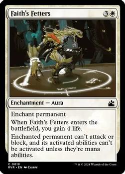 2024 Magic: The Gathering Ravnica Remastered #0018 Faith's Fetters Front