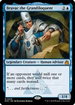 2024 Magic: The Gathering Ravnica Remastered #0035 Bruvac the Grandiloquent Front