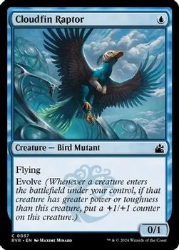 2024 Magic: The Gathering Ravnica Remastered #0037 Cloudfin Raptor Front